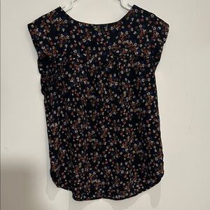 George Black Floral Women's Blouse
